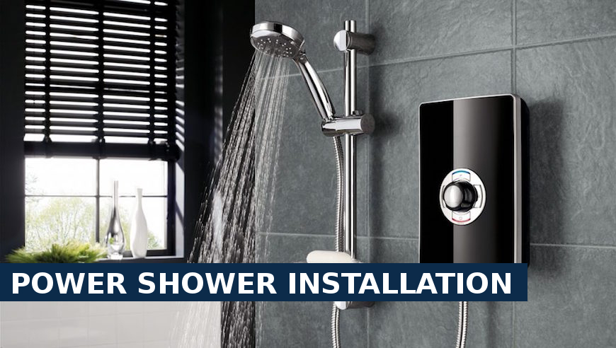 Power shower installation Twickenham